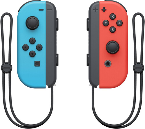 Switch Accessory: Controller - Nintendo JOY-CON: (L)/(R) - Neon Red/Neon Blue