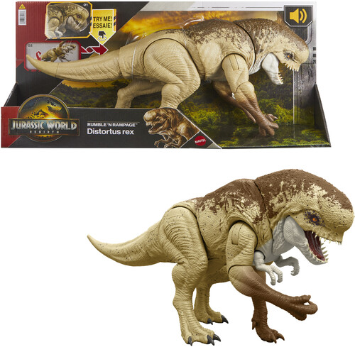 Jurassic World: Rebirth Rumble 'N Rampage Distortus Rex