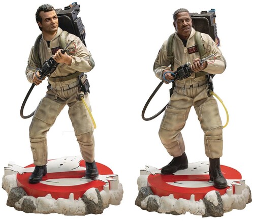Ghostbusters - 1/8 Scale Resin Statue Twin Pack - Peter Venkman & Winston Zeddemore