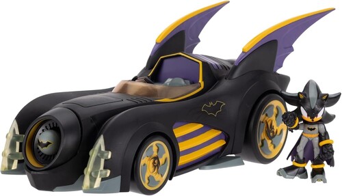 Jakks Pacific - DC x Sonic the Hedgehog Batmobile & Shadow Batman