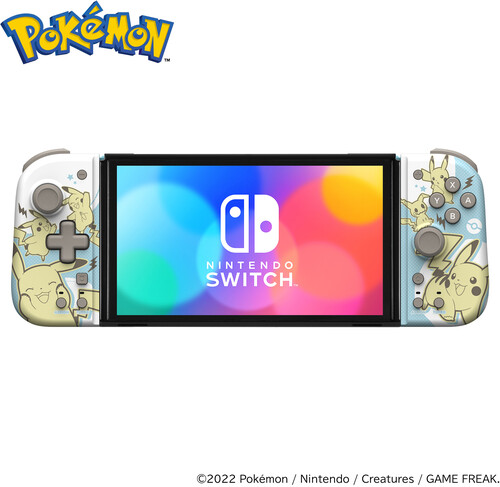 Switch Accessory: Controller - HORI Split Pad Compact - Pokémon: Pikachu & Mamikyu: Officially Licensed by Nintendo