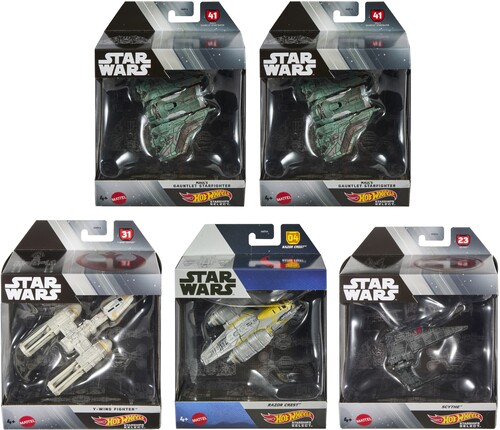 Hot Wheels Premium Star Wars Starships 5-Piece J Assortment