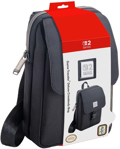 Switch 2 Accessory: Case - RDS Game Traveler Deluxe - Vertical Crossbody Bag: Officially Licensed by Nintendo