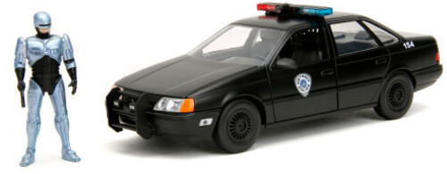 Robocop - Hollywood Rides - 1:24 '86 Ford Taurus Die-Cast Police Car & Robocop Figure