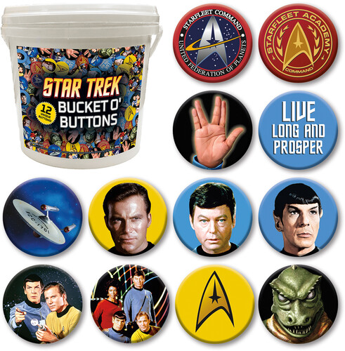 Star Trek Original TV Series 144 PC Bucket O' Buttons
