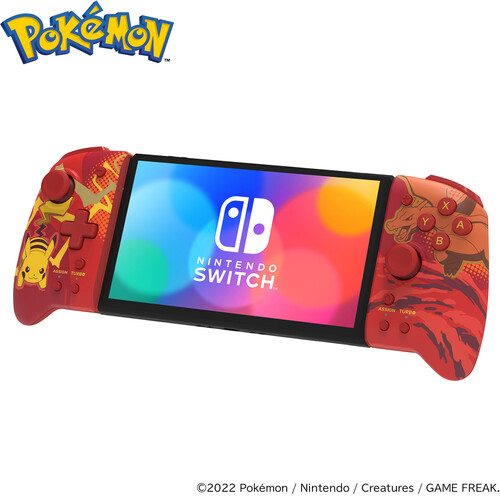 Switch Accessory: Controller - HORI Split Pad Pro - Pokémon: Pikachu & Charizard: Officially Licensed by Nintendo