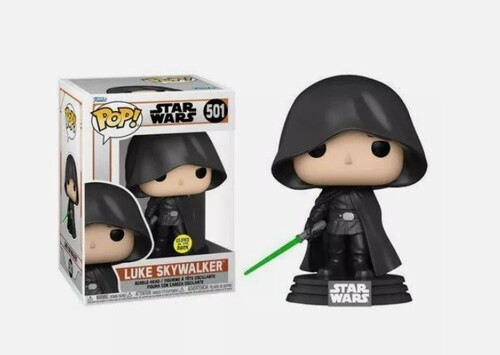 FUNKO POP! STAR WARS: Mandalorian Hooded Luke w/ Saber (GW)