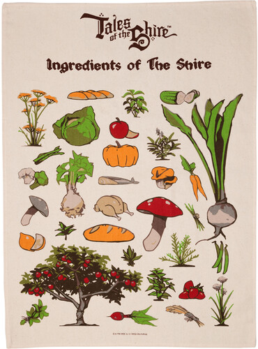 The Lord of the Rings - Tales of the Shire Tea Towel