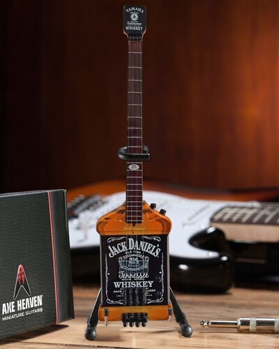 Michael Anthony Jack Daniels 10 Inch Miniature Bass Guitar Replica