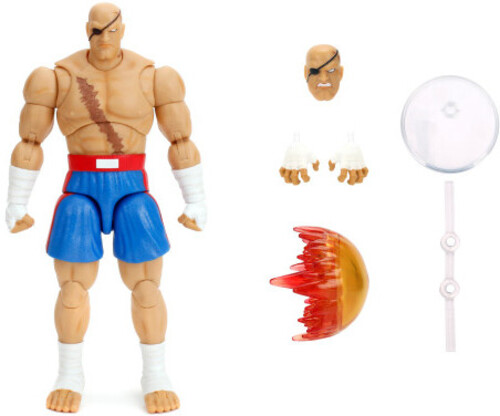 Jada Toys - Street Fighter II - Sagat Deluxe 1:12 Scale Action Figure
