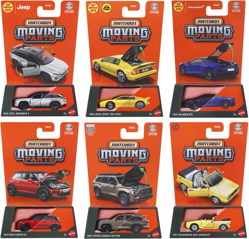 Mattel - Matchbox Moving Parts 8-Piece L Assortment