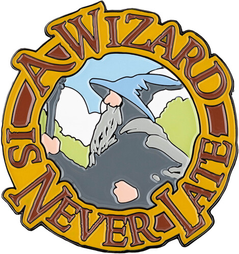 WETA Workshop - The Lord of the Rings Trilogy - A Wizard Is Never Late Enamel Magnet