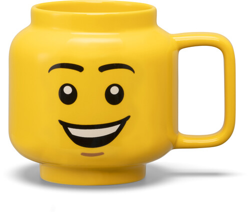 LEGO Ceramic Mug Large Happy Boy, 17.9 Oz (Boxed)