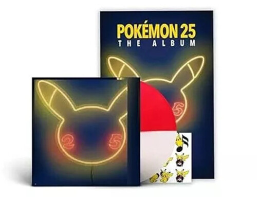 Pokemon 25: The Album / Various - Red & White Colored Vinyl with Poster