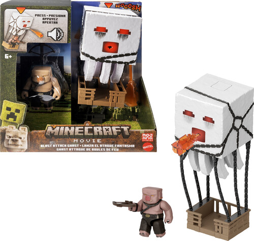 A Minecraft Movie Blast Attack Ghast Action Figure Playset