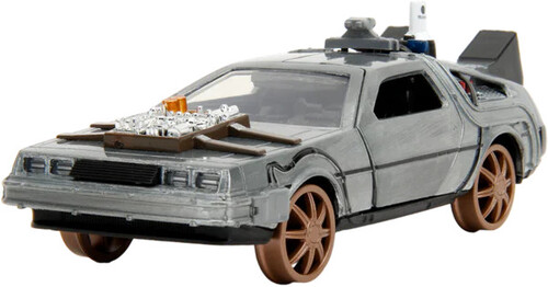 Back to the Future - 1:32 Time Machine Railroad Wheels Die-Cast Car