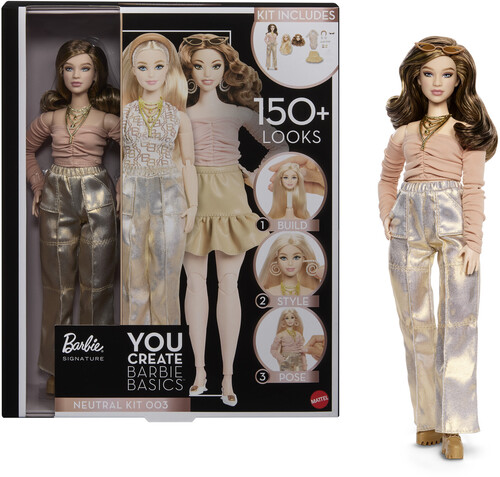Barbie Signature You Create Barbie Basics Neutral Kit 003