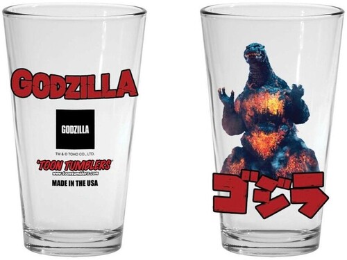 Toon Tumblers Godzilla - Burning Godzilla Pint Glass