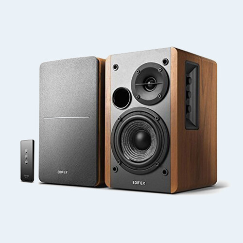 Edifier R1280T Powered Bookshelf Speakers - 42 Watts (Wood Finish) (4001345)