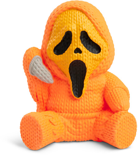 Ghost Face Pumpkin Orange Glow in the Dark Limited Edition Vinyl Figure – Handmade by Robots