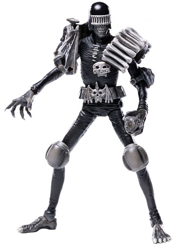 Hiya Toys - Judge Dredd - Black And White Judge Death Px 1/18 Mini Action Figure