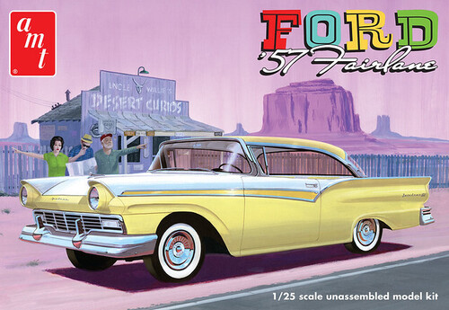 AMT 1957 Ford Fairlane Hardtop 3n1 1/25 Scale Model Kit