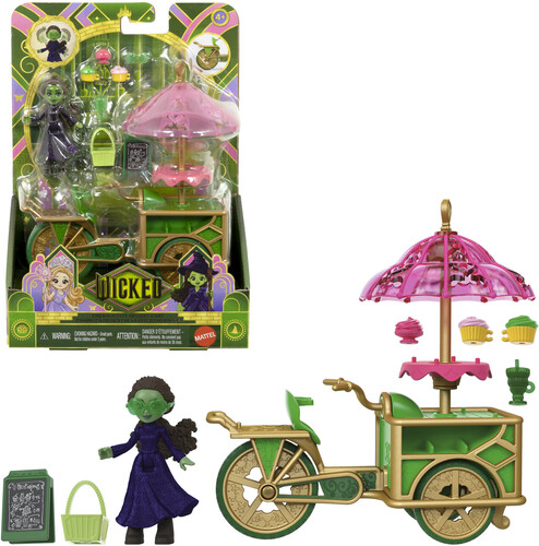 Wicked Emerald City Dessert Cart with Small Doll