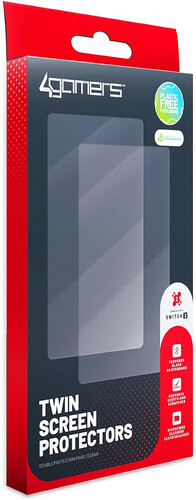 Switch 2 Accessory: 4Gamers Twin Screen Protectors