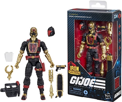 G.I. Joe - Classified Series - #134 Iron Grenadier B.A.T. Action Figure