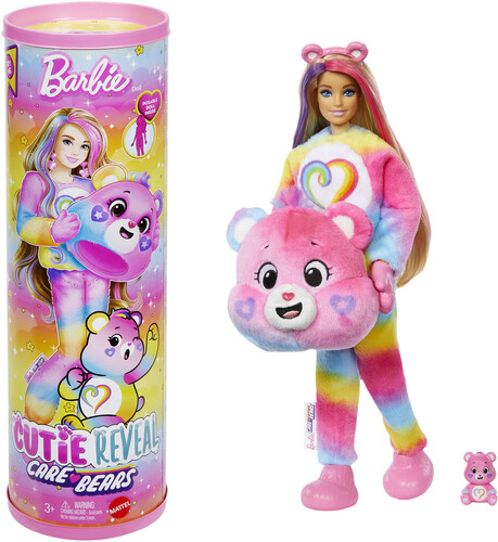 Barbie Cutie Reveal X Care Bears Series 2, Togetherness Bear
