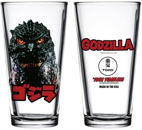 Toon Tumblers Godzilla Head Pint Glass
