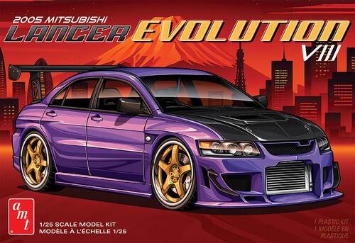AMT 2005 Mitusbishi Lancer Evolution 1/25 Scale Model Kit