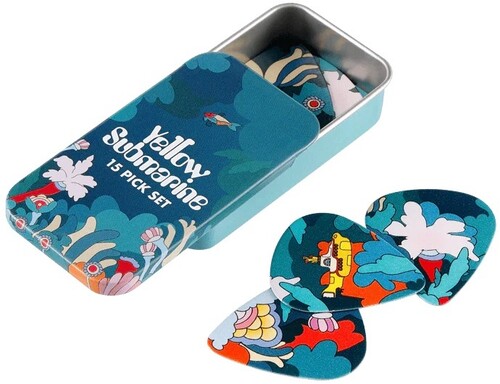 Beatles Yellow Submarine 55th Anniversary Guitar Picks Under the Sea Medium Gauge (.70mm) 15-Pack