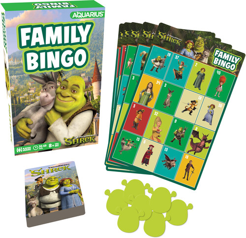 Shrek Family Bingo Game